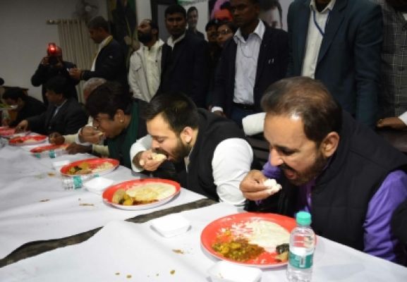 बिहार में मकर संक्रांति को लेकर 'सियासी चूड़ा-दही भोज' का आयोजन