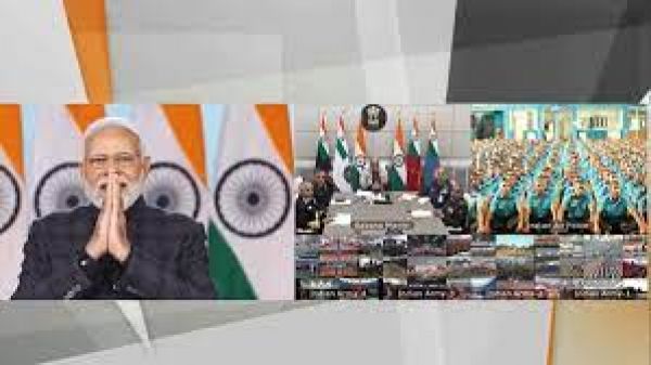 प्रधानमंत्री मोदी ने अग्निवीरों से किया संवाद