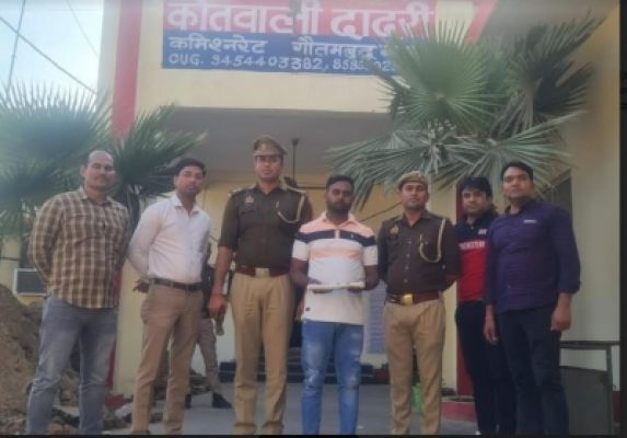 ग्रेटर नोएडा में गोकशी, लूट व हत्या के कई मामलों में आरोपी चढ़ा पुलिस के हत्थे