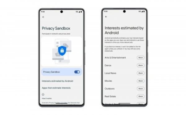 एंड्रॉइड 13 डिवाइस पर प्राइवेसी सैंडबॉक्स बीटा रिलीज कर रहा गूगल
