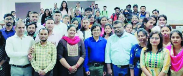 स्वीडन के अनुसंधान वैज्ञानिक का श्रीरावतपुरा सरकार विवि में व्याख्यान