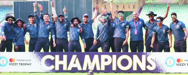 विज्जी ट्राफी में खिलाडिय़ों का शानदार प्रदर्शन