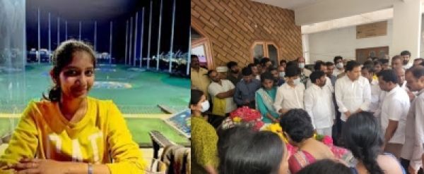 यूएस मॉल में हुई गोलीबारी में मारी गई महिला का शव हैदराबाद लाया गया