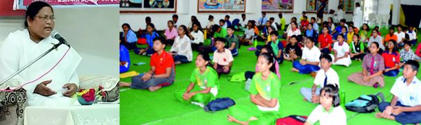 मेडिटेशन से मानसिक एकाग्रता बढ़ती है-ब्रह्माकुमारी किरण दीदी