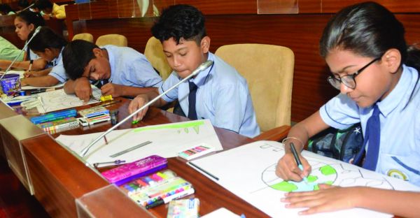 पर्यावरण दिवस भाषण स्पर्धा में डीपीएस प्रथम