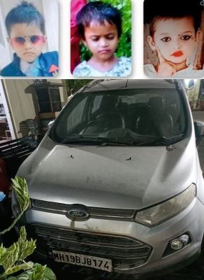 नागपुर में तीन लापता बच्चों के शव बंद एसयूवी से बरामद