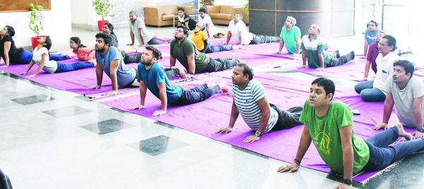 आईआईआईटी ने 9वां अंतरराष्ट्रीय योग दिवस मनाया