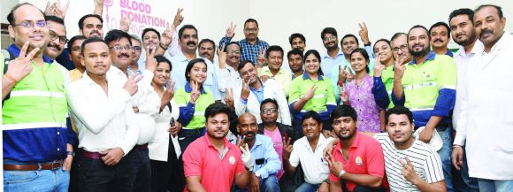 थैलेसीमिया, सिकल सेल, कैंसर, दुर्घटनाओं, गर्भवतियों और हीमोफिलिया के इलाज हेतु बालको में 1000+ रक्तदान