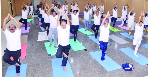 एनटीपीसी ने मनाया योग दिवस