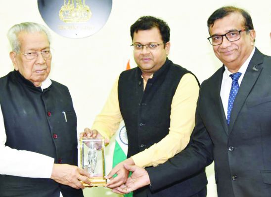 आंजनेय विवि की रूपरेखा-शैक्षणिक गतिविधियों  पर कुलाधिपति-कुलपति की राज्यपाल से चर्चा