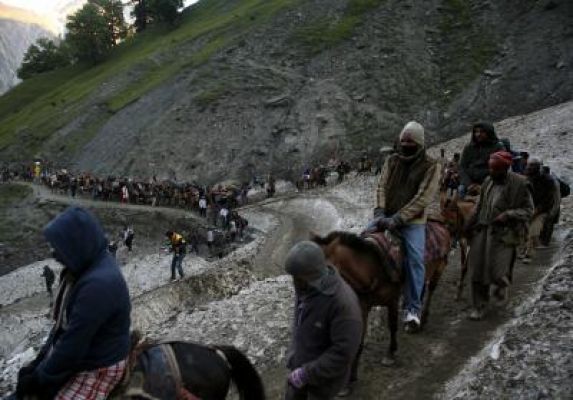 7,900 लोगों ने की अमरनाथ यात्रा, 4,903 लोगों का एक और जत्था रवाना