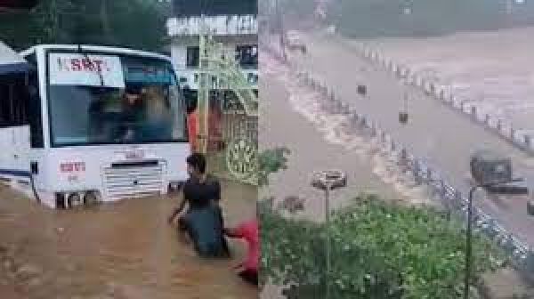 केरल के कई हिस्सों में बारिश का कहर जारी