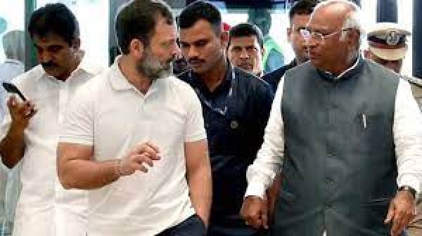 खरगे और राहुल ने महाराष्ट्र कांग्रेस के नेताओं के साथ बैठक की