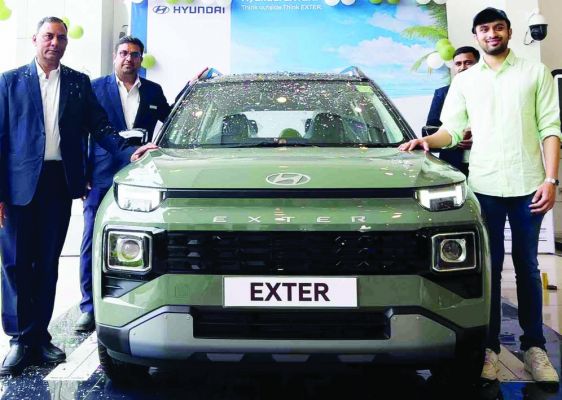 शिवनाथ हुंडई ने लॉन्च की स्पोर्टी एंट्री एसयूवी हुंडई एक्सटर