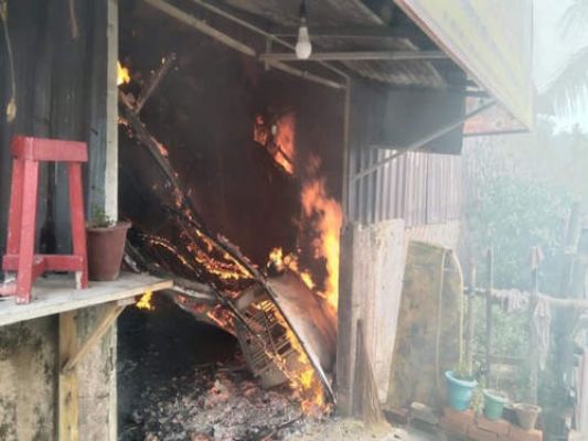 बोकारो में आग से तबाह हुआ इस्कॉन मंदिर और हंस मंडप