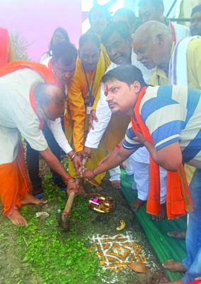 बीरगांव ईकाई प्रांतीय अखंड ब्राह्मण समाज भूमिपूजन और प्रतिभा सम्मान