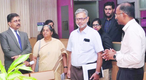 नैक पीयर टीम का मैक में निरीक्षण