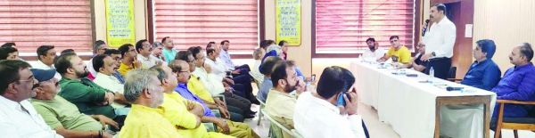 चेंबर ने प्रस्तावित होलसेल कॉरिडोर पर ली व्यापारिक संघों की बैठक