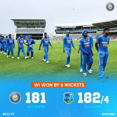 विश्वकप में बल्लेबाजी के दावेदार नाकाम, वेस्टइंडीज ने श्रृंखला बराबर की