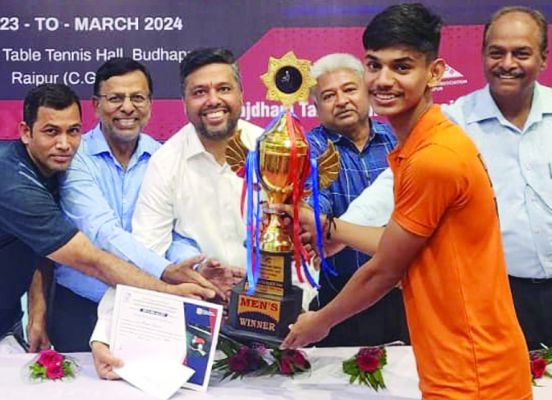 प्रदीप केडिया स्मृति जिला मंथली लीग टेबल टेनिस प्रतियोगिता