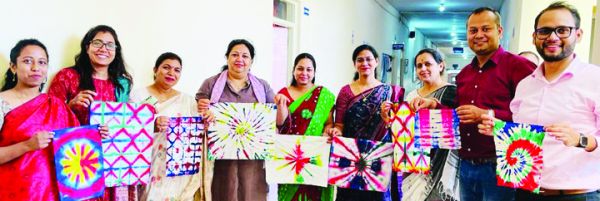 मैक में राष्ट्रीय हैंडलूम दिवस  पर टाई और डाई कार्यशाला 