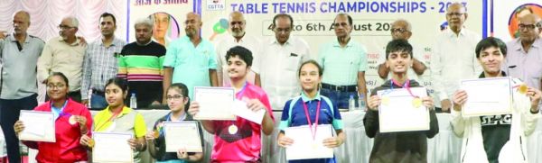 राज्य रैंकिंग टेबल टेनिस स्पर्धा में करण, सुष्मिता, अर्जुन मल्होत्रा, चारवी विजेता बने