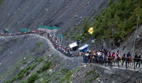 एक दिन के अंतराल पर जारी रहेगी अमरनाथ यात्रा