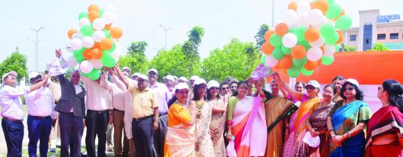 एनटीपीसी ने 77वां स्वतंत्रता दिवस देशभक्ति और उत्साहपूर्वक मनाया 