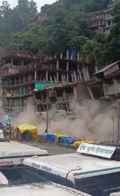 हिमाचल में कम से कम 10 निर्माणाधीन इमारतें ढहीं