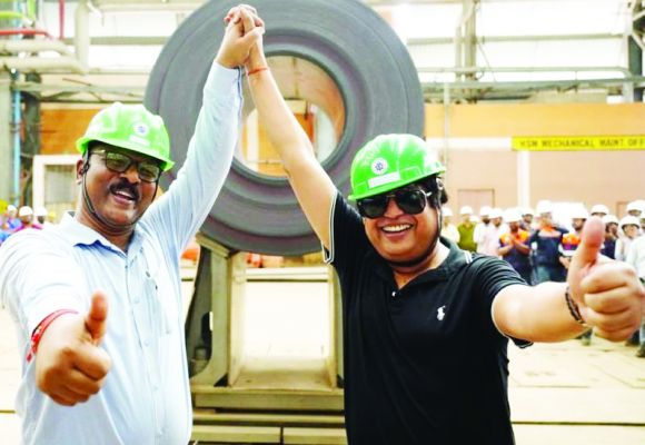 9 दिनों में हॉट मेटल से एचआर कॉइल निर्माण कर नगरनार इस्पात संयंत्र ने रचा इतिहास 