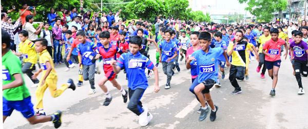 191वीं मिनिथॉन में सेन्ट जेवियर्स एवं  रयान इंटरनेशनल की बढ़चढ़ भागीदारी