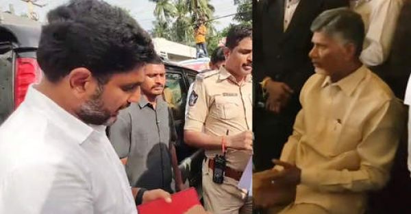 चंद्रबाबू नायडू की गिरफ्तारी का विरोध कर रहे उनके बेटे व टीडीपी विधायक हिरासत में