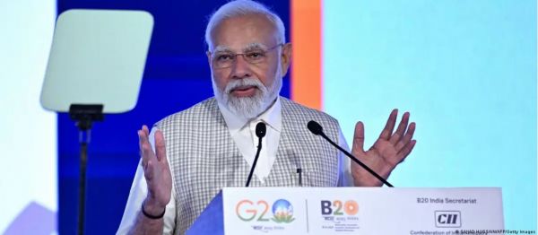 जी20 शिखर सम्मेलन के लिए भारत मंडपम में एकत्रित हुए विश्व नेता