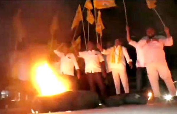 नायडू की गिरफ्तारी के विरोध में आंध्र में बंद का आह्वान