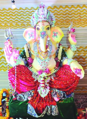 धूमधाम से आनंदम वल्र्ड  सिटी ने मनाई गणेश चतुर्थी