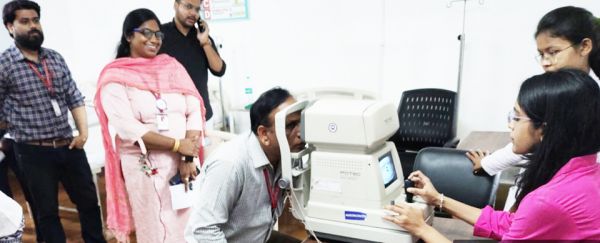 अरबिंदो नेत्रालय-कलिंगा नि:शुल्क नेत्र जांच शिविर