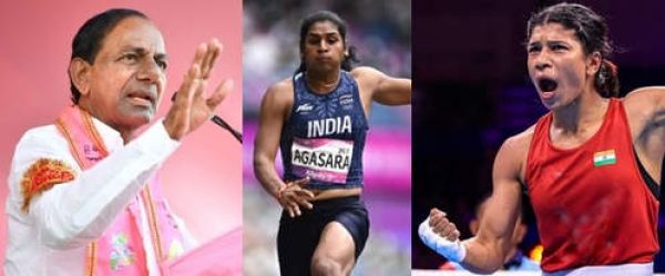 तेलंगाना के मुख्यमंत्री ने पदक जीतने पर निकहत जरीन व नंदिनी को दी बधाई