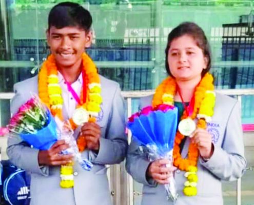 पं. हरिशंकर शुक्ल स्मृति महाविद्यालय के प्रतिभावान खिलाड़ी ने रचा इतिहास