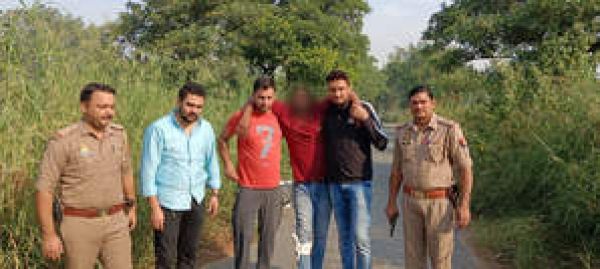 पुलिस व मॉर्निंग वॉकर के साथ लूट करने वाले बदमाशो के बीच मुठभेड़, एक गिरफ्तार व एक फरार