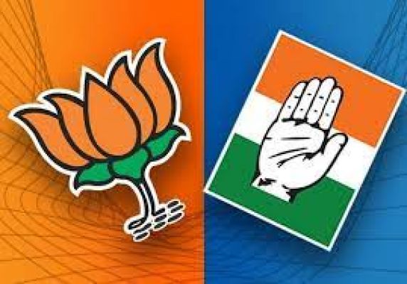 राम मंदिर के चुनावी होर्डिंग पर रार, कांग्रेस ने भाजपा पर आचार संहिता के उल्लंघन का आरोप लगाया