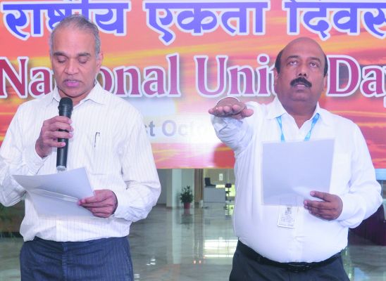 एनटीपीसी ने राष्ट्रीय एकता दिवस पर प्रतिज्ञा ले जोर-शोर से लगाई एकता दौड़  