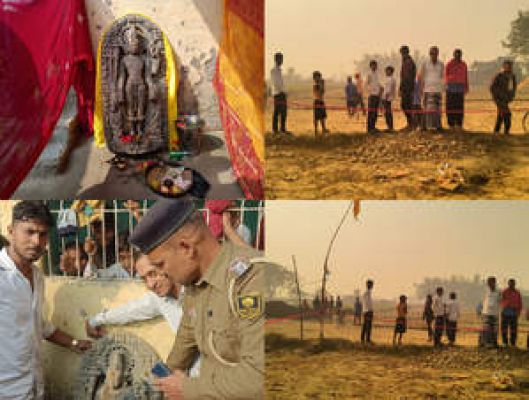बिहार : देवोत्थानी एकादशी के दिन खेत की जुताई में मिली भगवान विष्णु की मूर्ति
