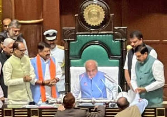 नरेंद्र सिंह तोमर मध्य प्रदेश विधानसभा के अध्यक्ष सर्वसम्मति से निर्वाचित
