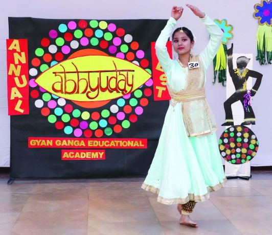 ज्ञान गंगा एजुकेशनल एकेडमी में अभ्युदय  वार्षिक सांस्कृतिक उत्सव रंगारंग शुरूआत