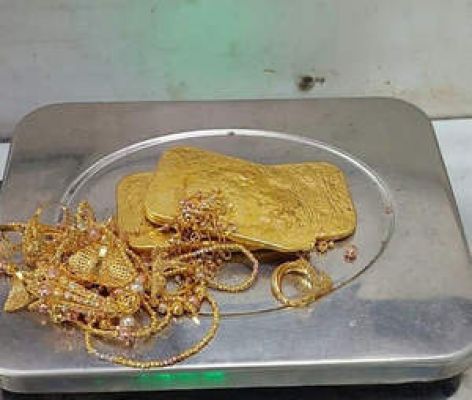 दिल्ली हवाई अड्डे पर दो बांग्लादेशी गिरफ्तार, 1.5 करोड़ रुपये मूल्य का सोना बरामद