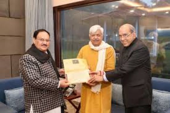 राम मंदिर प्राण प्रतिष्ठा समारोह के लिए जेपी नड्डा, अमित शाह और राजनाथ सिंह को मिला निमंत्रण