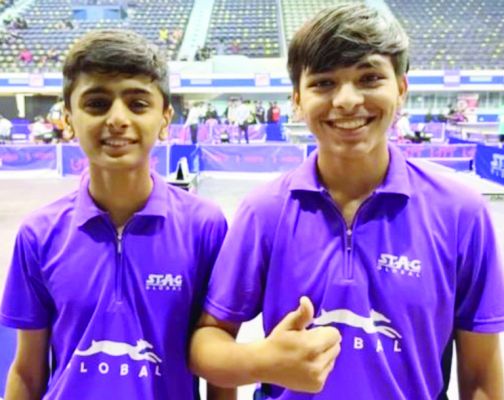 85वीं यूथ एवं जूनियर नेशनल स्पर्धा में करण  एवं अर्जुन मलहोत्रा की जोड़ी रही शानदार 