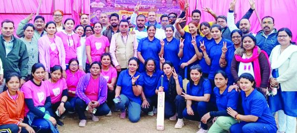 जीएसटी, रायपुर पुलिस, संचालनालय ट्राइबल, एनएचएम विभाग टीम बने एनपीएल विजेता