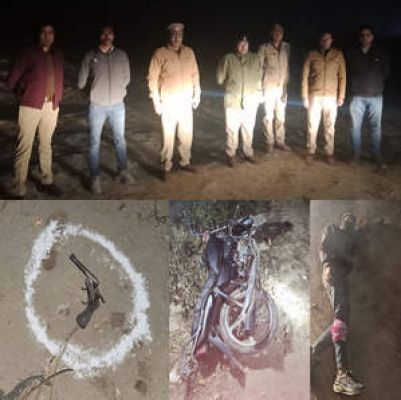 एक बदमाश गिरफ्तार, एक दर्जन से ज्यादा मामले हैं दर्ज