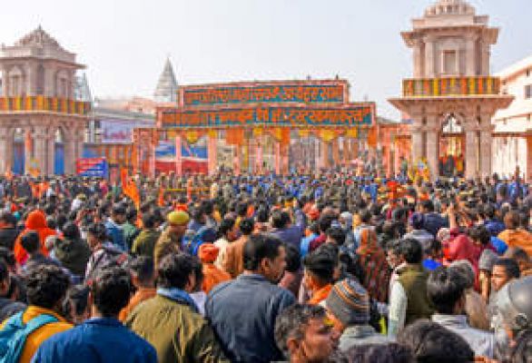 यूपी: 18.75 लाख श्रद्धालुओं ने किए श्रीरामलला के दर्शन